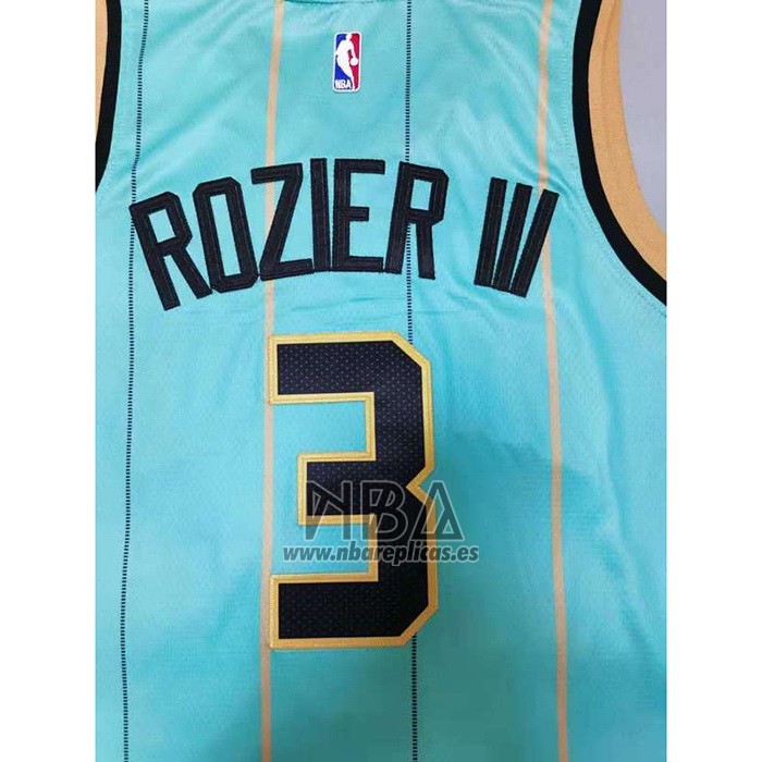 Camiseta Charlotte Hornets Terry Rozier III NO 3 Ciudad 2020-21 Verde